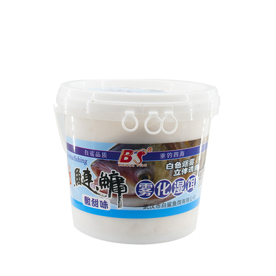 白鲨鲢鳙雾化湿饵桶装大头鱼饵料