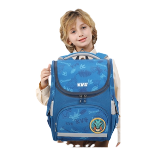 KVG小学生书包女生一三到六年级超轻减负护脊儿童大容量双肩包男