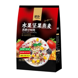 捷氏水果坚果燕麦片谷物脆360g即食可干吃冲饮营养早餐燕麦片