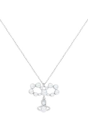 韩系甜美气质珍珠蝴蝶结项链