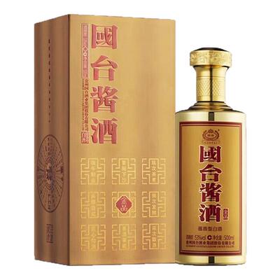 贵州国台酒庄国台酒53度国台酱酒金品酱酒型白酒礼盒500ml*1