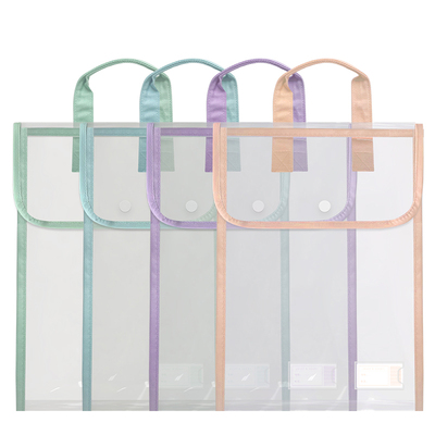 得力中考考试专用透明手提袋