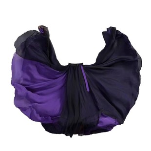 720度千千阙歌古典舞黑白双层中国风雪纺大摆裙新款人世间舞蹈服