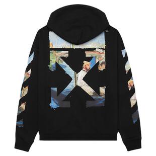 OFF-WHITE™ 情侣装新款连帽拉链卫衣宽松外搭