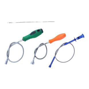 磁铁拾取器吸杆磁力棒强磁带灯伸缩可弯曲螺丝金属零件吸附捡拾器