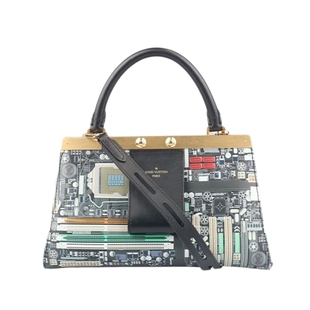 中古9新LV路易威登CROWN FRAME印花单肩包M52594二手奢侈品包包