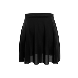 舞蹈半身裙成人女芭蕾纱裙形体黑纱小裙子练功服纱裙体操服短裙