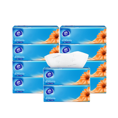 维达超韧抽纸3层120抽20包