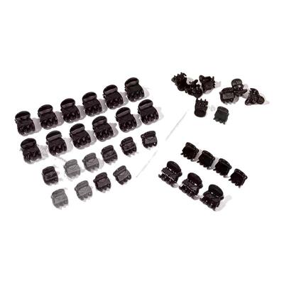 公主头必备黑色小发夹