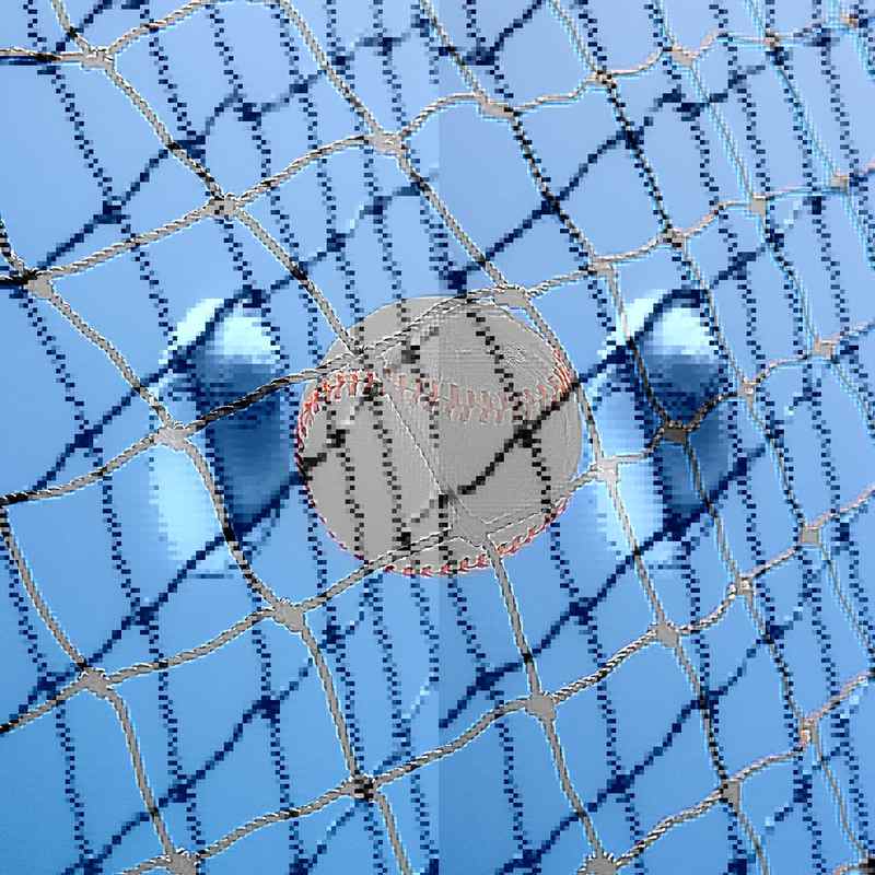 厂家批发 PE聚乙烯棒球练习笼网室内外golf挥杆网棒球训练围网