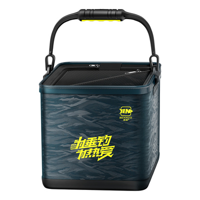 本诺可折叠打水桶钓鱼新型鱼桶野钓专用一体成型活鱼桶路亚鱼护桶