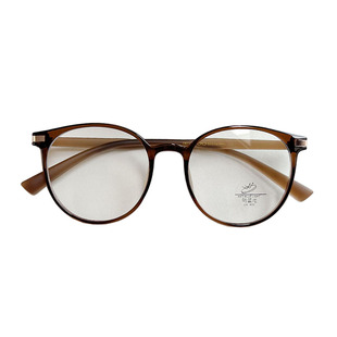 50mm韩版超轻tr90透明圆框眼镜男女可配度数防蓝光防辐射素颜镜架