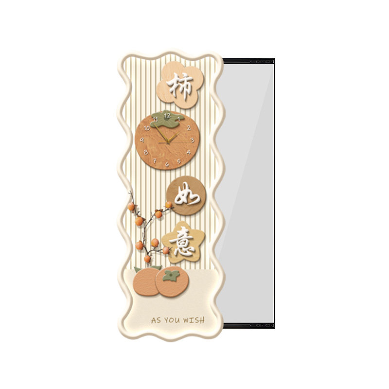 奶油风隐形穿衣镜装饰画