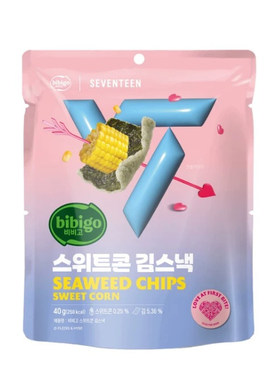 韩国直邮必品阁海苔脆片40g零食