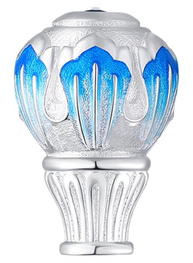 纯银DIY手工莲花三通金刚菩提