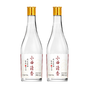 四川泸州小曲清香 52度清香型白酒纯粮食高粱酒高度瓶装500ML白酒