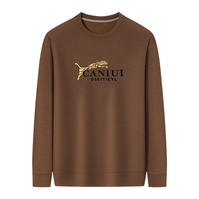 皮尔卡丹男士加绒加厚卫衣打底衫