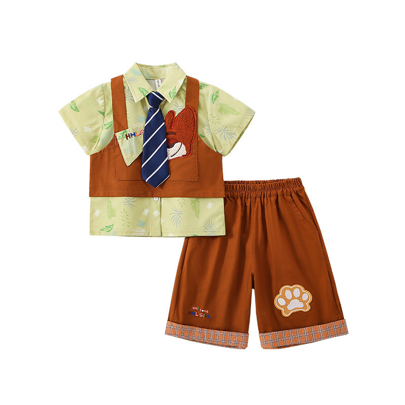 DBkyer男童尼克狐衣服套装