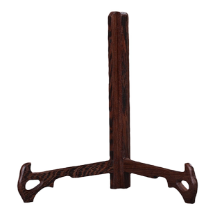 鸡翅木拆片盘架 实木普洱茶托架 茶饼架 手机平板支架 茶叶展示架