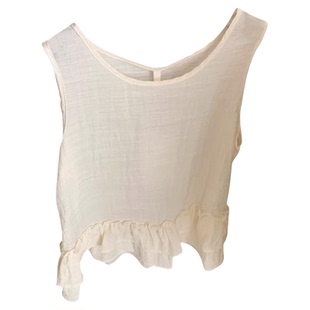 韩系甜美风无袖花边吊带背心女2026春季新款休闲减龄显瘦百搭上衣