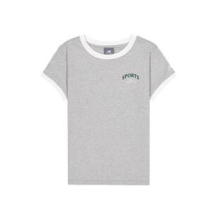 New Balance NB官方正品26新款女款时尚百搭圆领短袖T恤WT6135P3