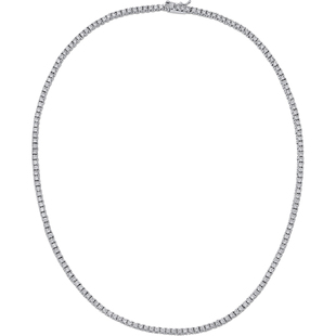 【新年礼物】CZ by Kenneth Jay Lane 女士锆石银色项链