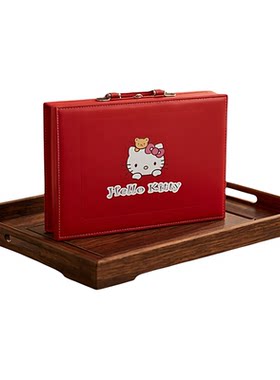 哈喽kitty麦当劳麻将牌红色礼盒山姆家用手搓联名结婚礼物高颜值