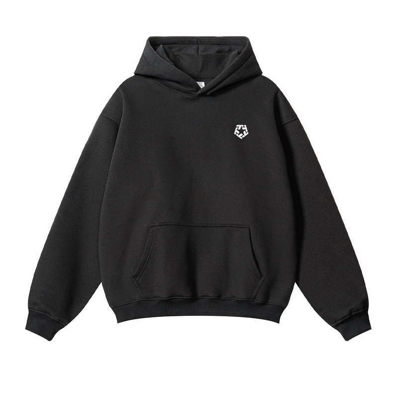 TRIBAL T STAR基础LOGO多色帽衫街头运动滑板街舞宽松连帽卫衣