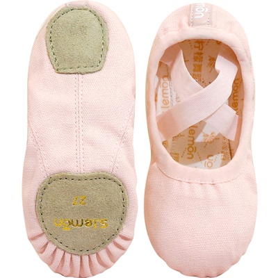 新款舞蹈鞋儿童猫爪软底练功鞋女