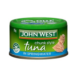 JOHNWEST西部约翰即食金枪鱼罐头吞拿鱼六罐多口味实惠装原装进口