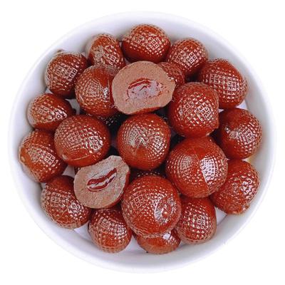 爆浆水果山楂球软糖草莓蓝莓秋梨水果夹心网红小零食儿童休闲食品