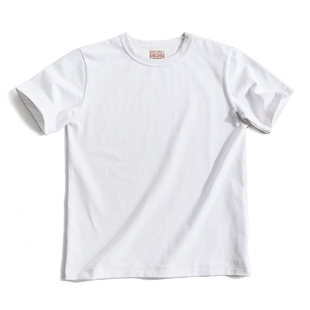 马登工装 美式复古400G重磅T恤黑白色圆领纯棉打底短袖基础款男夏