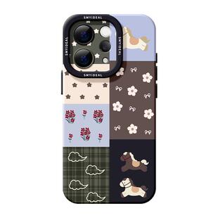 适用vivos50手机壳女款s30pro保护套vivo s16e全包18防摔s15/s12高级s18硅胶软s17外壳好看19花朵拼色新款s20