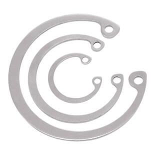 304不锈钢内卡簧孔用弹性挡圈GB893A型孔卡轴承内孔卡簧¢8-160