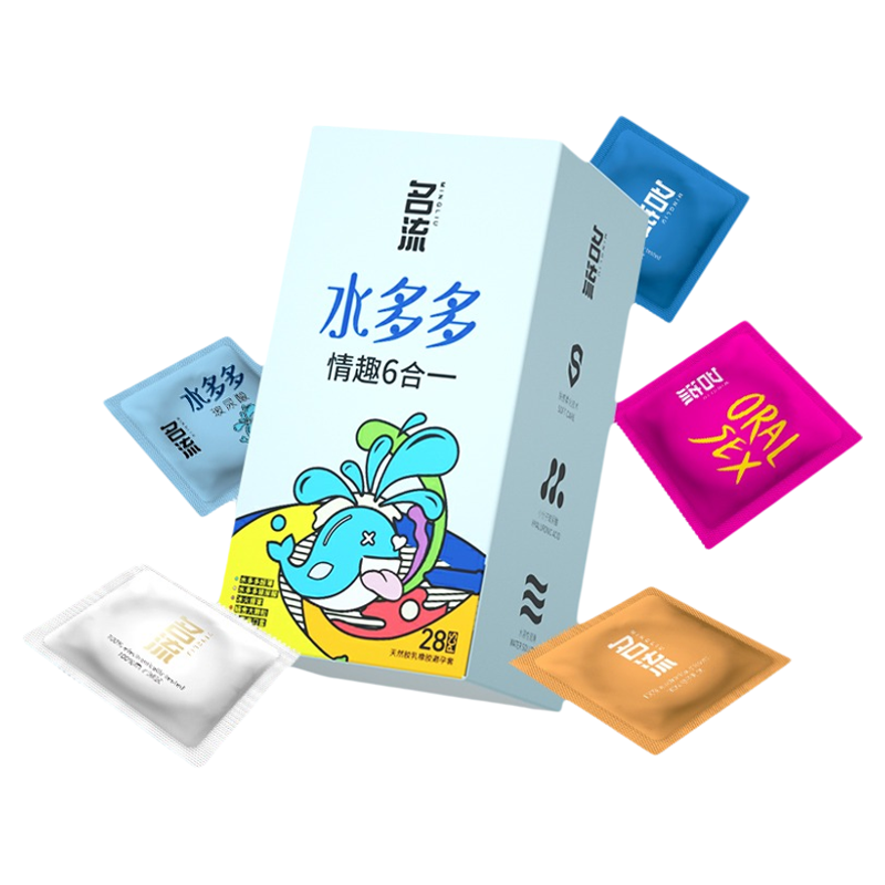 名流水多多超薄玻尿酸避孕套情趣颗粒夫妻情侣安全正品旗舰店