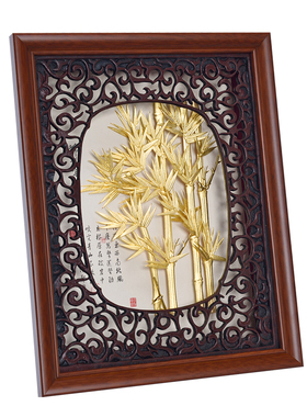 24K金箔装饰画商务礼品可摆台