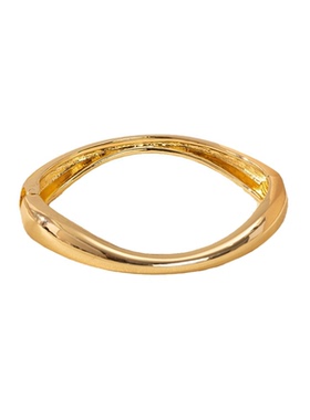 欧美时尚饰品新款曲线轻奢手镯小众个性设计曲线锌合金手饰手镯