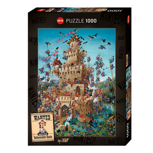 HEYE拼图1000片通缉系列复刻Loup大师作品成人版地狱级高难度解压