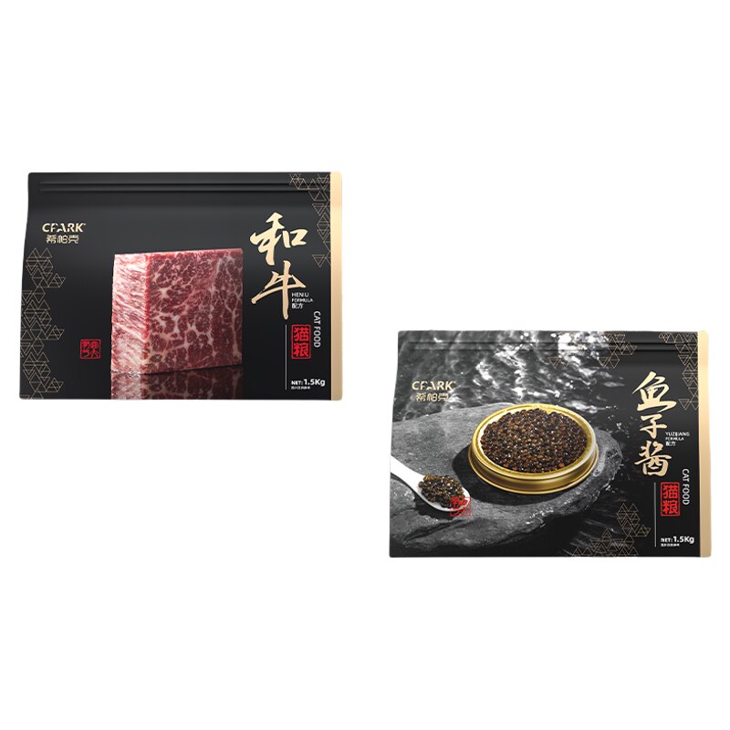 希帕克猫粮和牛鱼子酱全价猫主粮