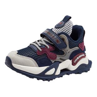 哈比熊儿童运动鞋春夏薄款单网鞋男童2026新款中大童网面透气跑鞋