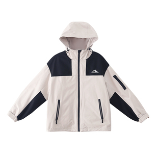 女童户外三合一羽绒服三防外套2025冬装新款女大童初中生校服内胆