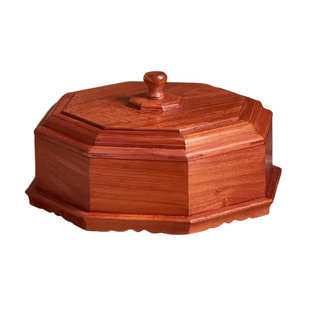 缅甸花梨木干果盘实木中式分格家用客厅茶几零食盒婚庆红木收纳盒