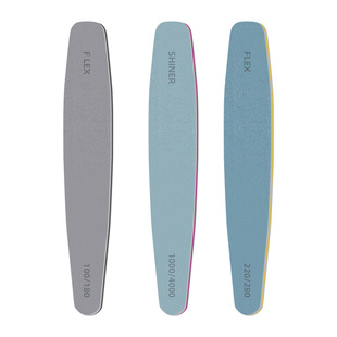 美甲工具指甲打磨挫条双面修形护甲磨砂条抛光条海绵砂条专用全套