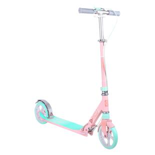 迪卡侬儿童滑板车6-12岁青少年减震手刹两轮单脚滑轮滑板车KIDA