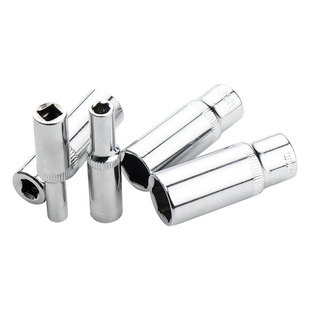 开拓1/4小飞六角套筒加长10个的13mm小套筒套管长套头4-6-7-8工具