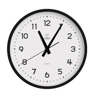 得力挂钟客厅钟表北欧时尚家用时钟2025新款现代简约时尚钟挂表