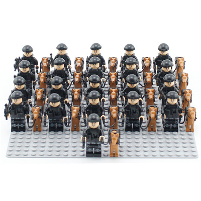 警察特警积木积木军事