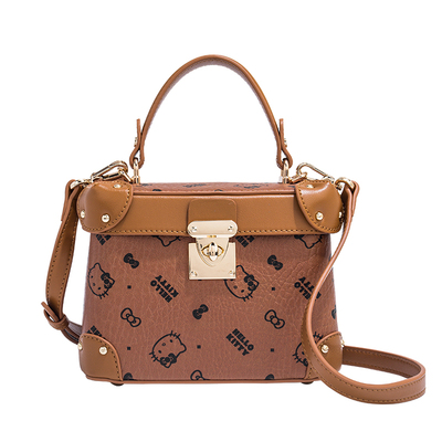 HelloKitty复古老花高级感盒子包