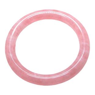 马达加斯加粉水晶手镯无染无胶晶莹剔透扁条圆条各种圈口新年礼物