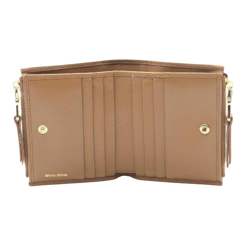 中古MiuMiu缪缪短钱包